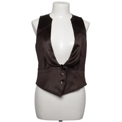 Gilet de costume (Marron) de Sportmax by MaxMara Coton, Polyester