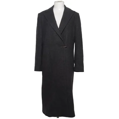 Coat (Gray) from Krizia Polyamide, Wool
