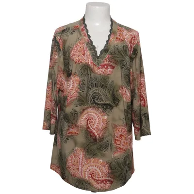 Top (Green, Orange, Multicolored) from Collection Chalice Elastane, Viscose