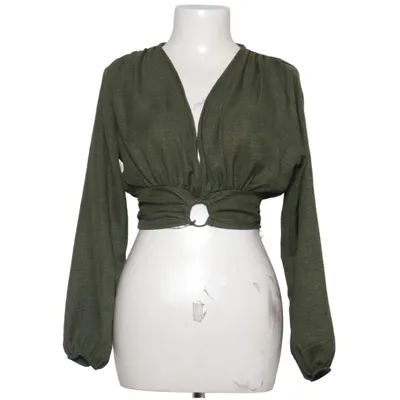 Crop top (Grøn) fra Bonbon Bomuld, Elastan