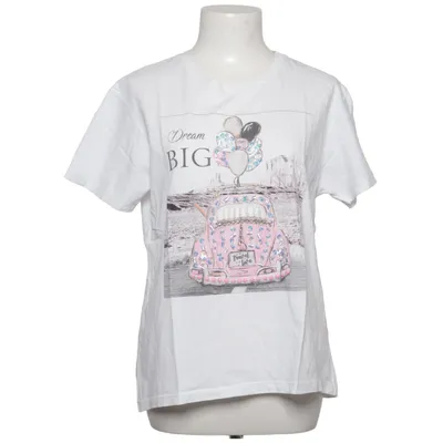 T-shirt (Wit) van Mist Elastaan, Viscose