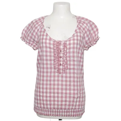 Dirndlbluse (Pink, Weiß) von Clockhouse by C&A Baumwolle
