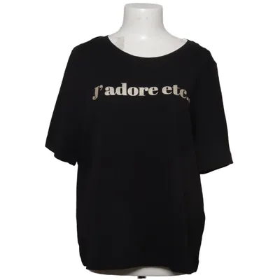 T-shirt (Svart) från Margittes Bomull, Elastan