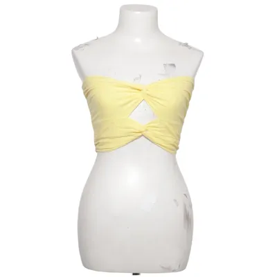 Tube top (Geel) van Blanc Nature Katoen
