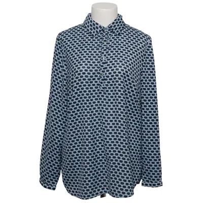 Shirt (Blue, Black) from Ambria Polyester