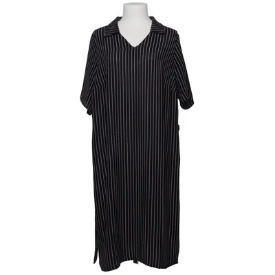 Shirt dress (Black, White) from Sia Polyester