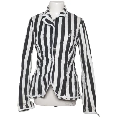 Blazer (Sort, Hvid) fra BB Dakota Bomuld, Elastan