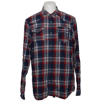 Flanellen overhemd (Blauw, Rood, Wit) van Petrol Industries Katoen