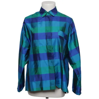 Blouse (Blauw, Groen) van Alexandra Zijde