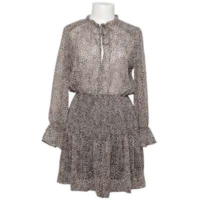 Dress (Brown, Beige, Gold) from Zara