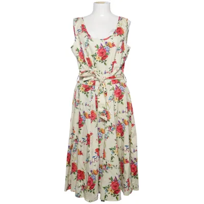 Robe portefeuille (Jaune, Multicolore) de Lady Vintage Coton, Élasthane
