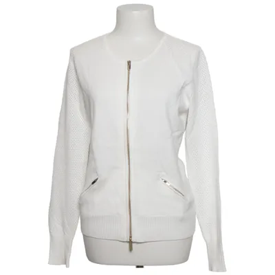 Cardigan (Blanc) de Heine Coton, Soie