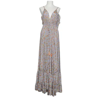 Dress (Blue, Yellow, Multicolored) from Spell Polyester, Silk