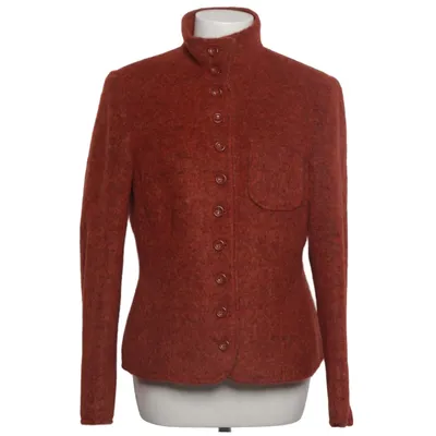 Jacke (Orange) von Madeleine Alpakawolle, Mohair, Polyamid, Viskose