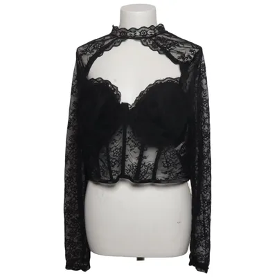 Crop Top (Schwarz) von Shein Curve Elasthan, Polyamid