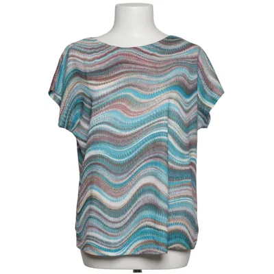Top (Blauw, Meerkleurig) van Klaus Modelle Elastaan, Polyester
