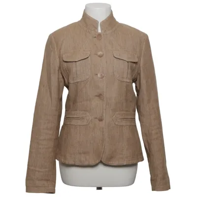 Blazer (Beige) van Marc Aurel Katoen, Linnen, Polyester
