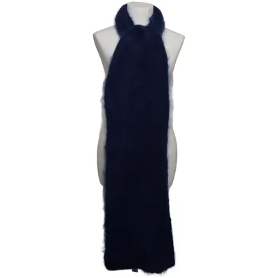Sjaal (Blauw) van Kauf Dich Glücklich Elastaan, Mohair, Polyamide, Wol