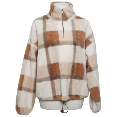 Fleecejakke (Hvid, Brun, Beige) fra 24Colours Polyester