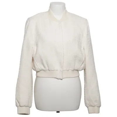 Bomberjakke (Hvid) fra Zara Polyester