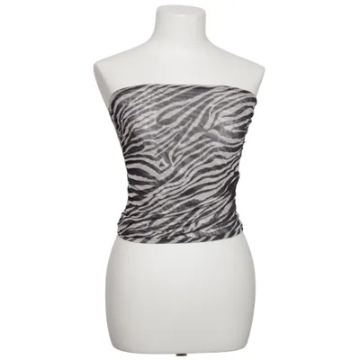 Tube top (Black, White)