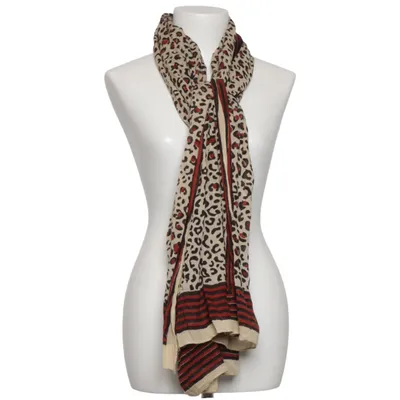 Shawl (Beige, Black, Red) from Colores Cotton