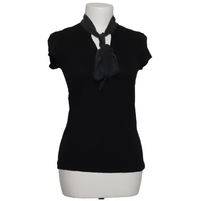 Top (Black, Gray) from Hallhuber Elastane, Silk, Viscose