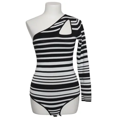 Romper (Zwart, Wit) van Nikkie Elastaan, Polyamide, Viscose