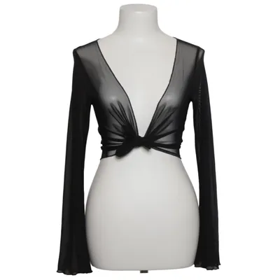 Top (Zwart) van Monki Elastaan, Polyester