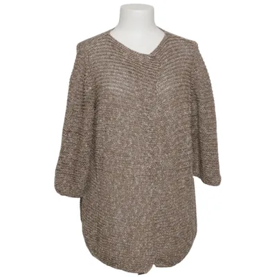 Cardigan (Beige, Bruin) van Bruno Manetti Katoen, Linnen, Polyester, Viscose