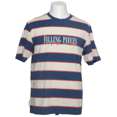 T-shirt (Blauw, Wit, Rood) van Filling Pieces Organisch katoen