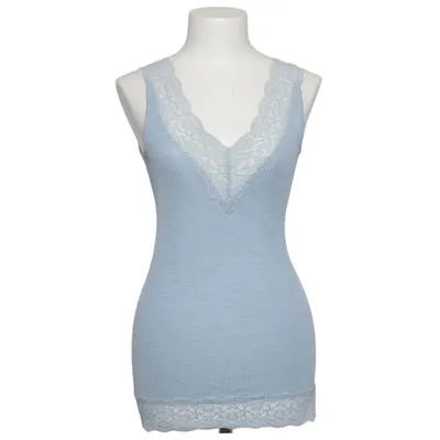 Tanktop (Blauw) van Rosemunde Katoen, Zijde