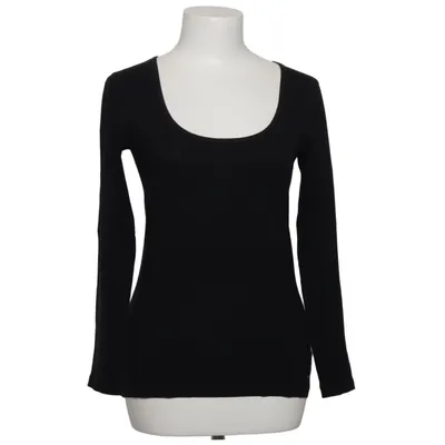 Lange mouwen shirt (Zwart) van Innovation Katoen, Elastaan, Viscose