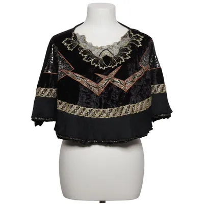 Poncho (Noir, Or, Multicolore) de Vivien Caron