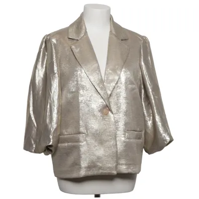Blazer (Goud) van Ambika Elastaan, Polyester
