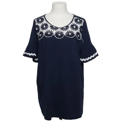 Top (Blue) from Alba Moda Cotton, Polyester