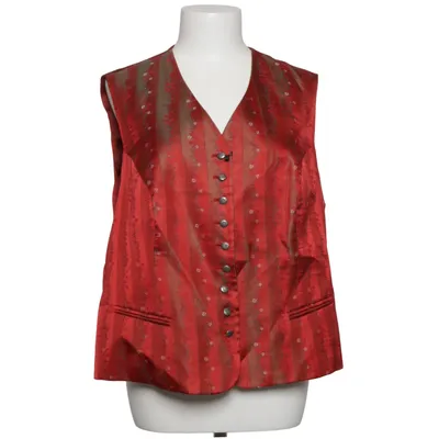 Jakkesætsvest (Rød, Brun, Flerfarvet) fra Allwerk Polyester, Silke, Viscose