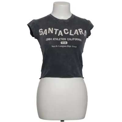 Crop top (Grijs) van Bershka Katoen, Elastaan