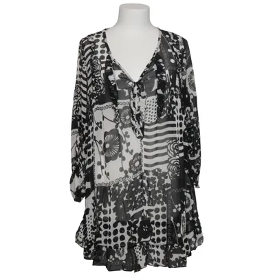 Blouse (Black, White) from Alison Polyester