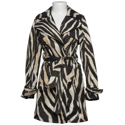 Trench coat (Beige, Black) from Roberto Cavalli at H&M Leather, Polyester