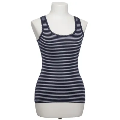 Tanktop  (Blå, Hvid) fra Blind Date Casual