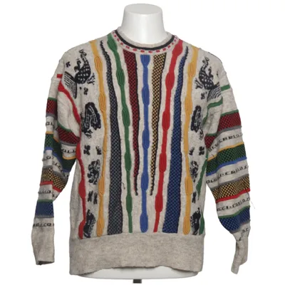 Strickpullover (Beige, Mehrfarbig) von Carlo Colucci Polyester, Wolle