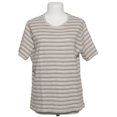 T-shirt (White, Brown, Beige) from EWM Cotton