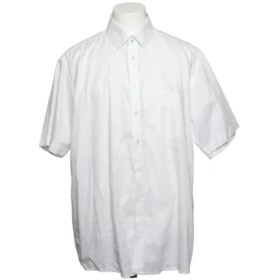 Short sleeve shirt (White) from Hatico Cotton