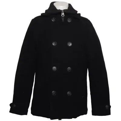Erwt jas (Zwart) van Petrol Industries Polyester, Wol