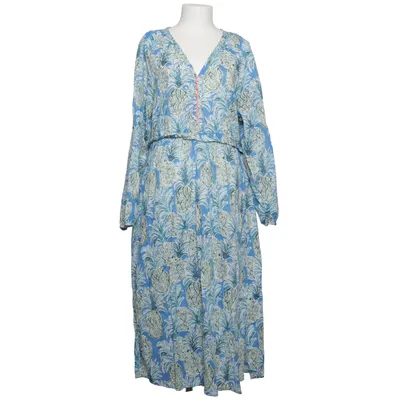 Maxi jurk (Blauw, Wit, Groen) van Christian Berg Katoen