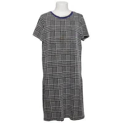 Jurk (Zwart, Wit) van ESPRIT Elastaan, Metallvezel, Polyamide, Polyester