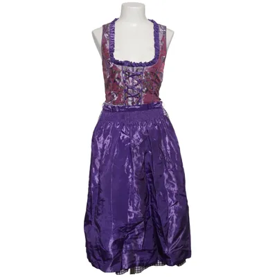 Dirndl (Lila, Wit) van Edel Herz Katoen, Polyamide, Polyester