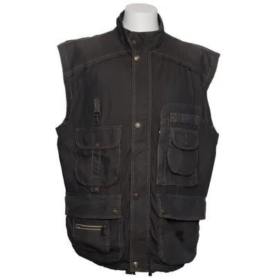 Outer vest (Gray) from Maul Cotton, Polyamide