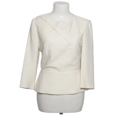 Peplum Top (Weiß) von Roland Mouret Acetat, Elasthan, Polyester, Viskose